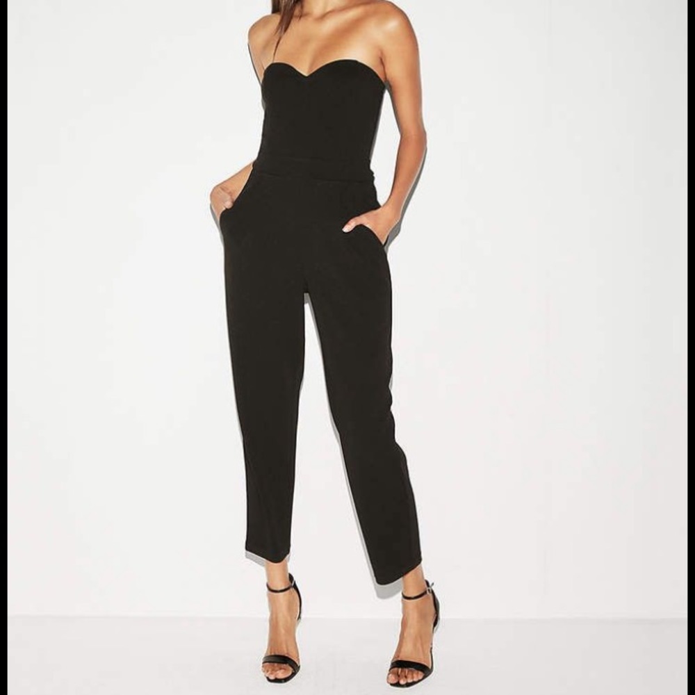 Express jump suit - sweetheart - pockets